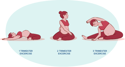 First trimester excercises - Workout, Yoga & Fitness first Trimester